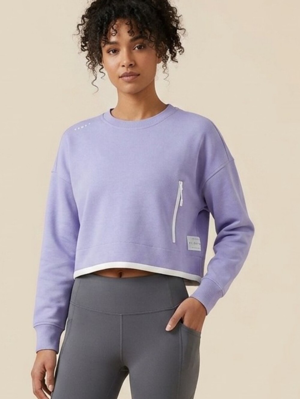 Cloak Tactical Launch Cropped Sweatshirt